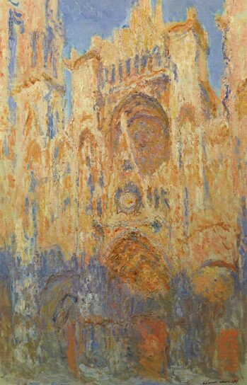 Rouen Cathedral, Facade (Sunset), Harmonie in Gold and Blue, 1892-1894, Musée Marmottan Monet Paris, France